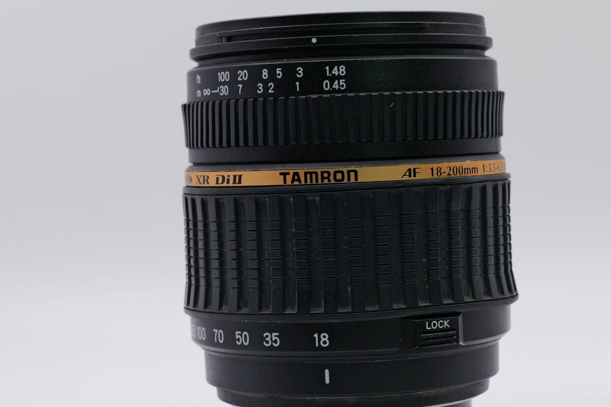  【美品】Tamron AF 18-200mm F3.5-5.6 LD XR Di II ASPHERICAL IF MACRO A14 for PEXTAX　Kマウント用　＠139_画像4