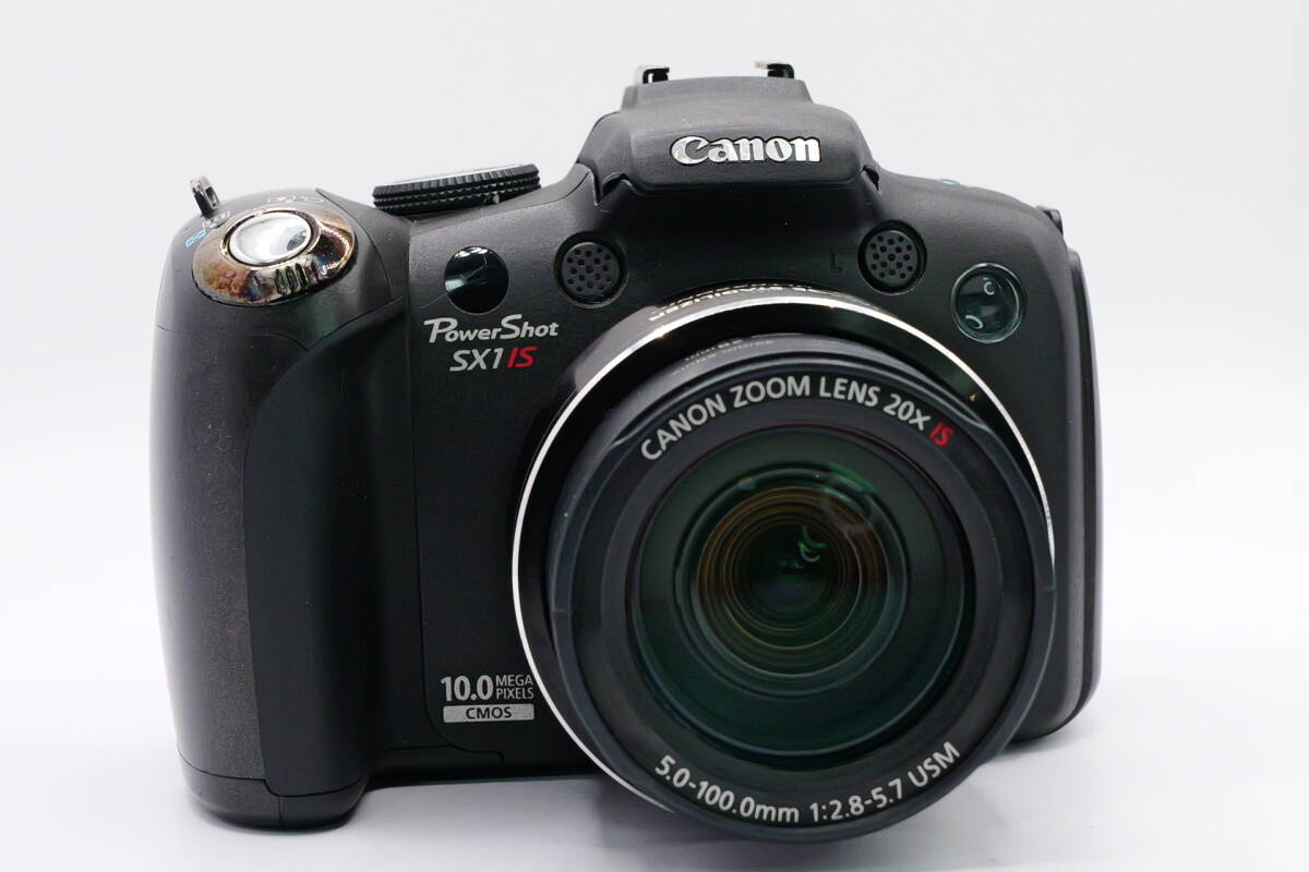 ★美品★ CANON キヤノン PowerShot SX1 IS 単三電池起動(dòng) コンパクトデジタルカメラ　動(dòng)作確認(rèn)済　 #158