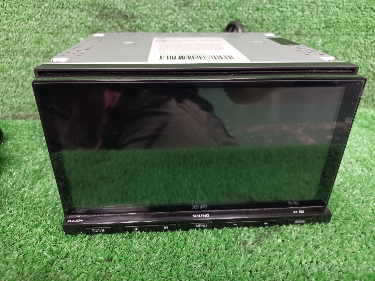 536581★SOLING/ソーリング【SL3118NVW】メモリー ナビ★ワンセグ 内蔵★DVD★Bluetooth★バックカメラ付★動作確認済_画像2