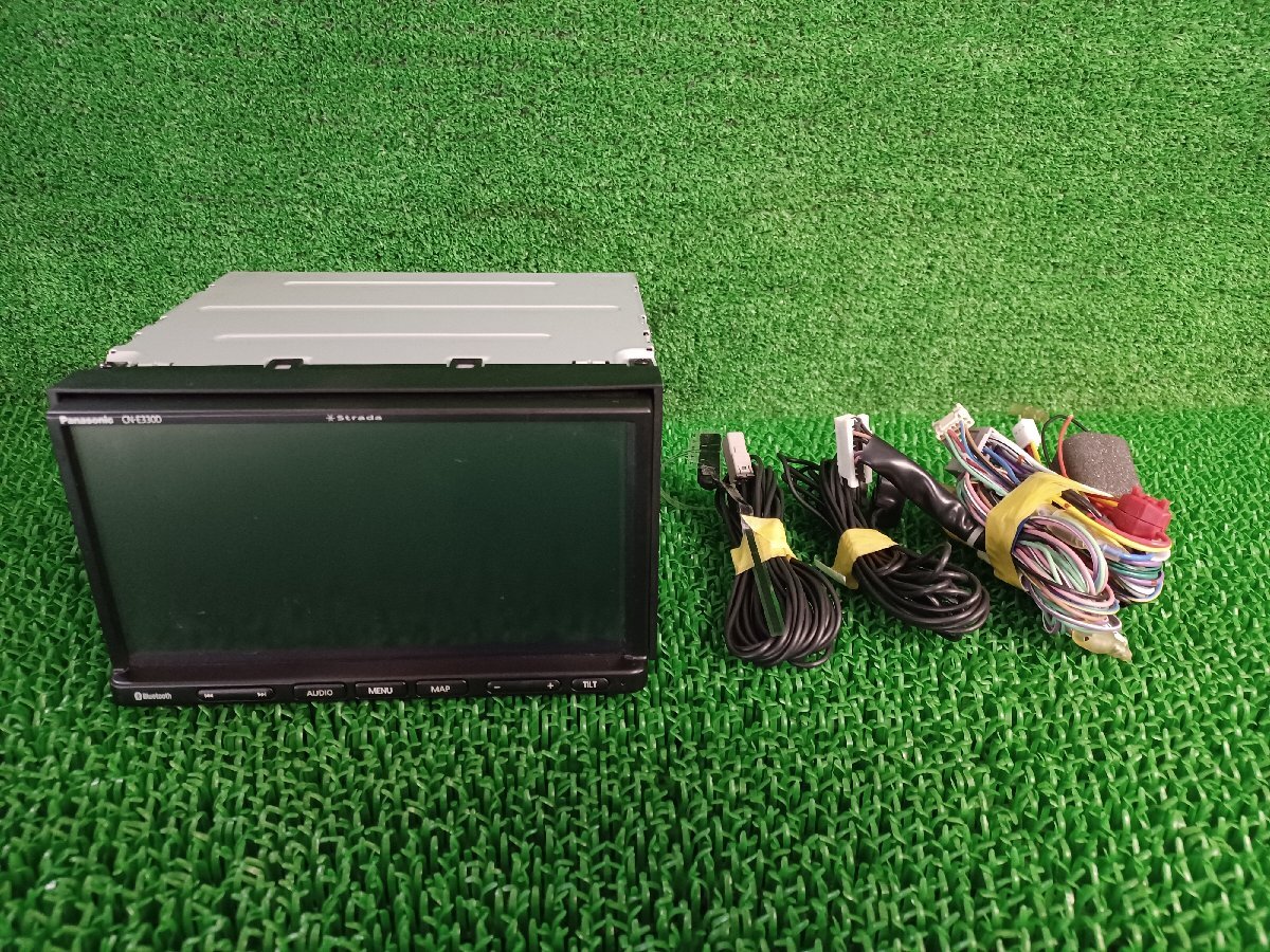 338043★Panasonic/パナソニック【CN-E330D】ストラーダ メモリー ナビ★ワンセグ付★地デジ CD 再生 Bluetooth 地図 2020年★動(dòng)作OK
