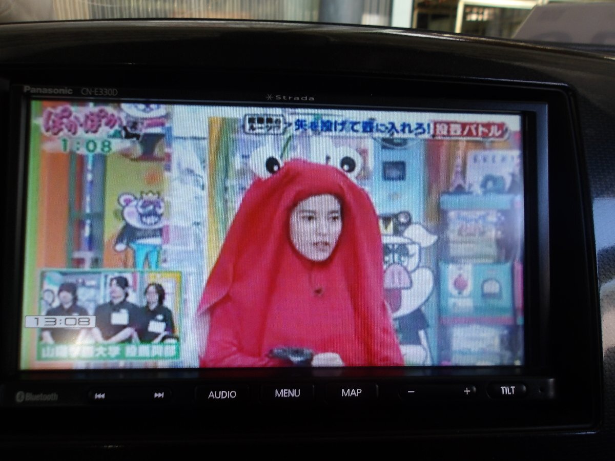 338043★Panasonic/パナソニック【CN-E330D】ストラーダ メモリー ナビ★ワンセグ付★地デジ CD 再生 Bluetooth 地図 2020年★動(dòng)作OK
