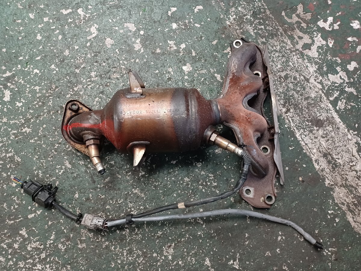 338084★MB15S デリカD2【純正】觸媒 コンバーター キャタライザー★エキゾーストパイプ★K12B★85L-C02★棚落ち無し★ジャンク