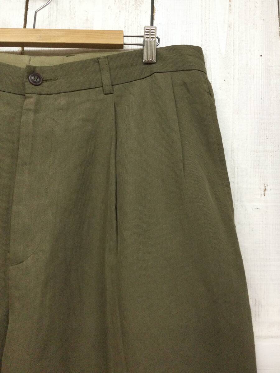NAUTICA ノーティカ CLASSIC FIT 2タック スラックス パンツ W38 L34 メンズXL 大きめ 状態良好_画像4
