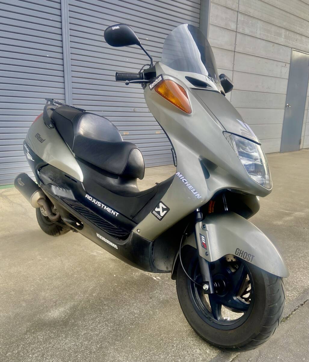 大型倉庫內(nèi)保管車◆HONDA FORESIGHT EX 250ccホンダフォーサイトex★セル一発始動★內(nèi)外機(jī)関良好★自賠責(zé)R8年3月★Gヒーター內(nèi)蔵★XMAXPCX