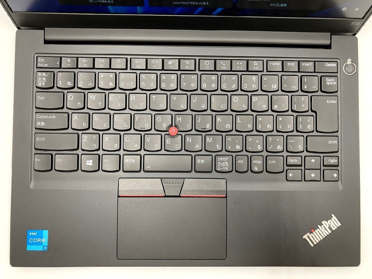 【１円スタート】【大分発送】【動作確認済】LENOVO/ThinkPad E14 Gen 2/11th Gen Core(TM) i3-1115G4/8GB/SSD256GB/Windows 11 Home