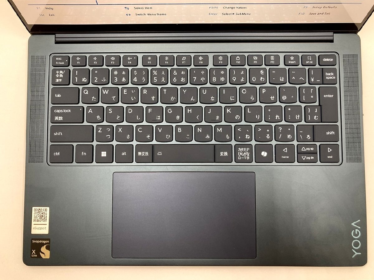 【１円スタート】【大分発送】【ジャンク品】Lenovo / Yoga Slim 7 14Q8X9 / Snapdragon(R) X Elite - X1E78100/ノートパソコン