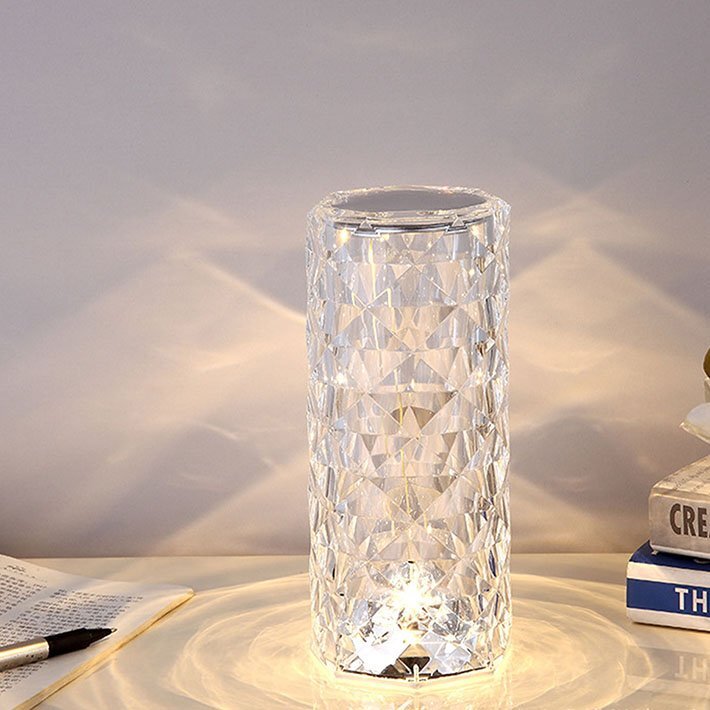 【なんと16色変化】LED ライト Type-c USB充電 タッチ式 インテリアライト 間接照明 テーブルランプ LTG 7987760 クリア 新品 1円 スタート