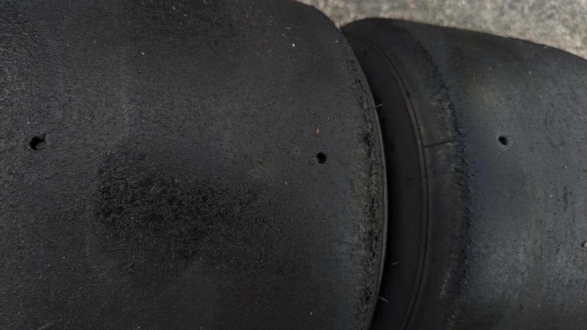 たっぷり○溝有　ダンロップSL22　レーシングカートタイヤ_画像5