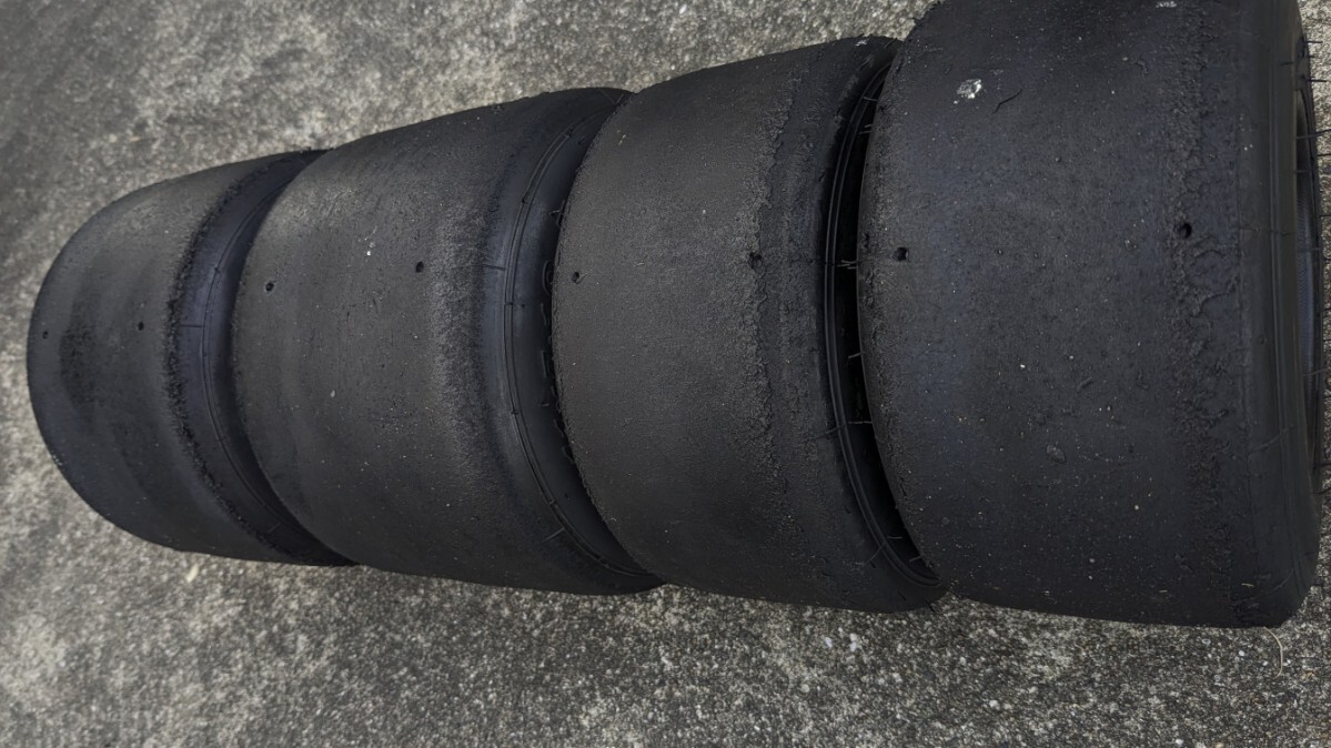 たっぷり○溝有　ダンロップSL22　レーシングカートタイヤ_画像6