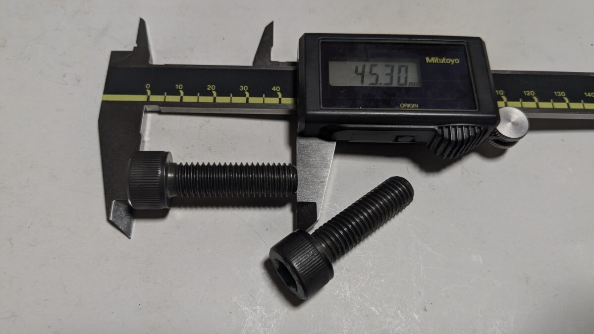 レーシングカートエンジンマウント用高強度キャップボルト2本セットマウントロア&アッパー＋エンジンにも大半使用可能_画像3