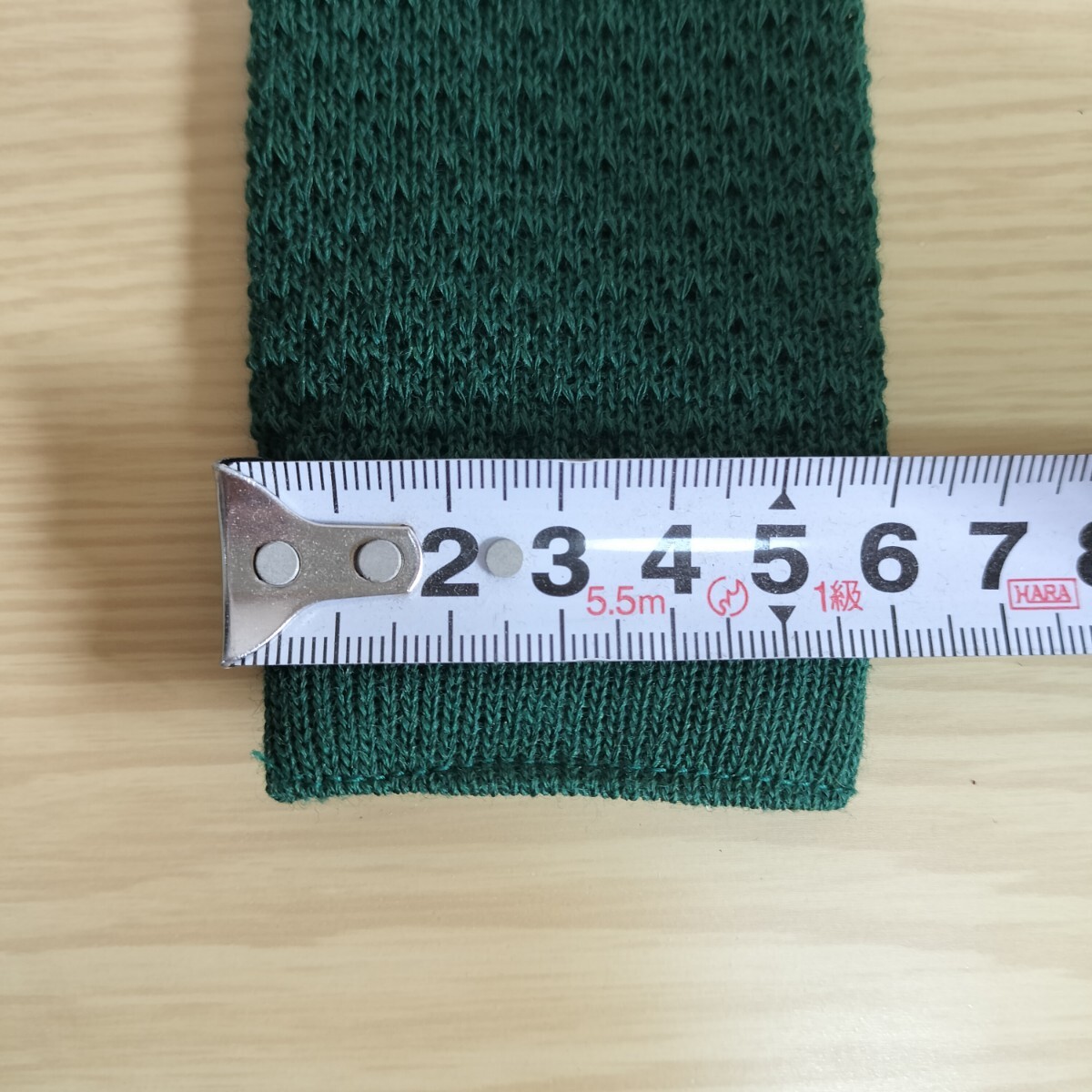 ブルックスブラザーズ(Brooks Brothers)ウール緑ニットネクタイ　ニットタイ_画像6