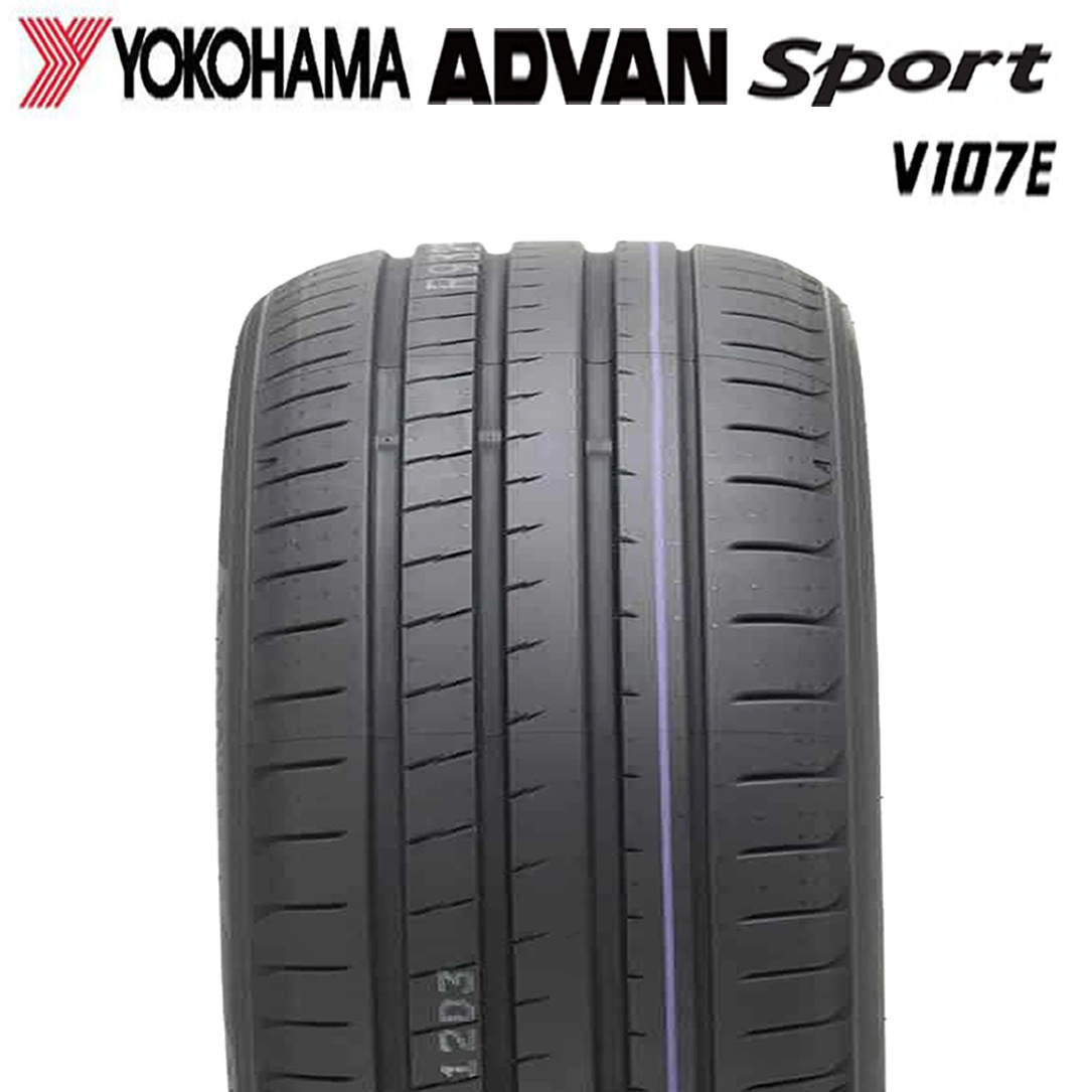 2023年 新品4本 會社宛送料無料 245/40R19 98Y 夏 ヨコハマ アドバン スポーツ V107E アルファード ヴェルファイア エスティマ NO,YN1913