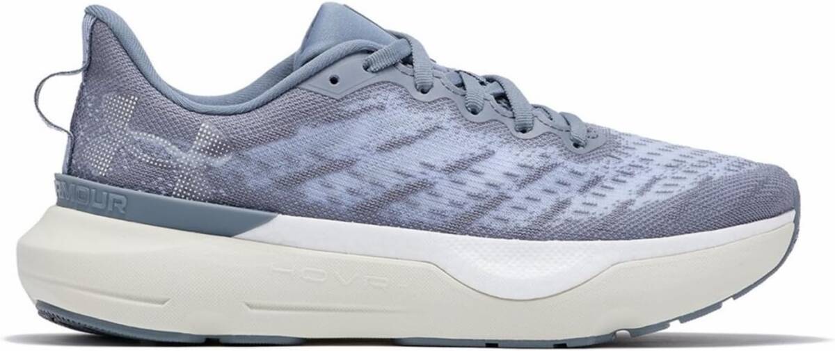 送料無料！ 新品未使用 UNDER ARMOUR アンダーアーマー UA インフィニット プロ ブリーズ (ランニング) 3027197 グレー系 26cm ホバー_画像3