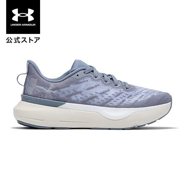 送料無料！ 新品未使用 UNDER ARMOUR アンダーアーマー UA インフィニット プロ ブリーズ (ランニング) 3027197 グレー系 26cm ホバー_画像1