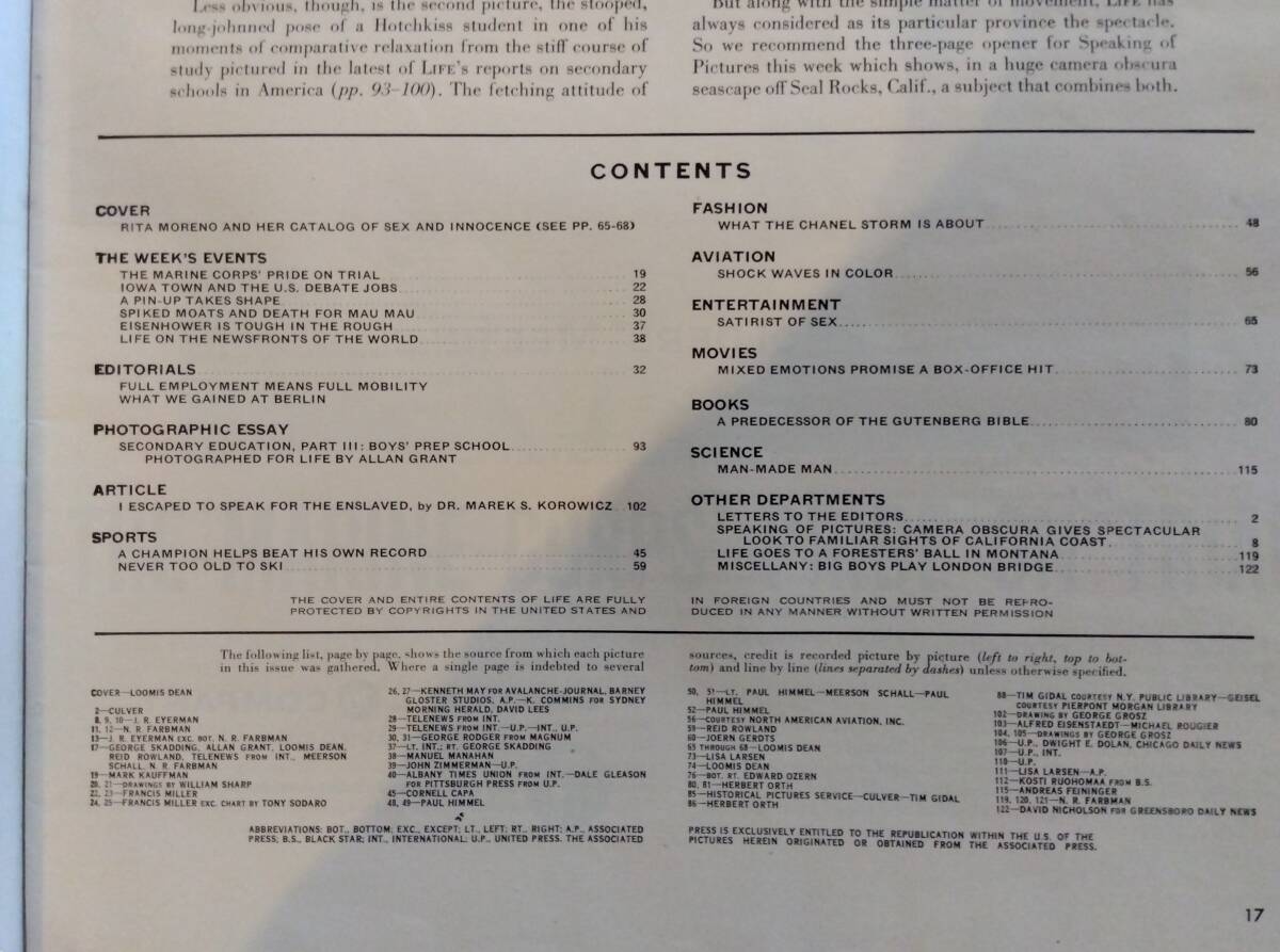 海外雑志　LIFE（ライフ） 1954年３月１日號(hào)