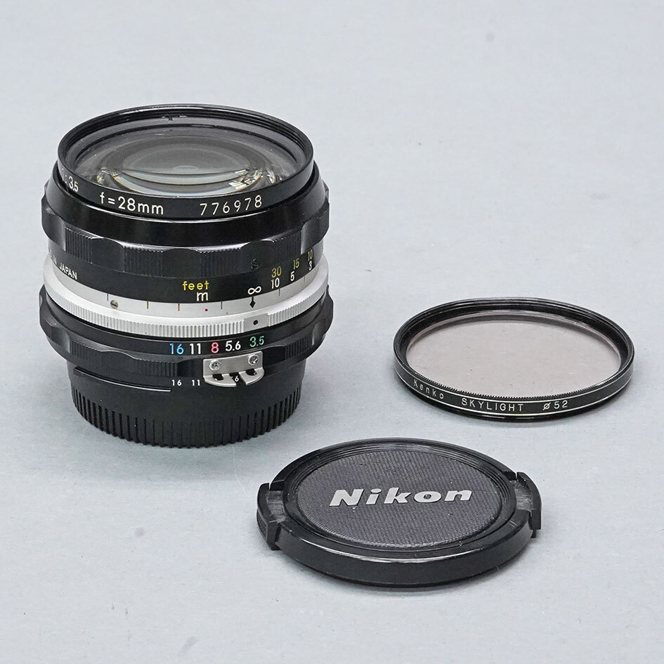【59】 NIKON ニコン Nikkor 28mm f3.5　Ai 改造済_画像1