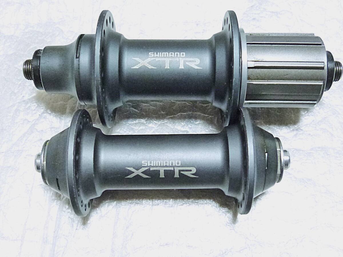 デッドストック シマノXTR 950ハブ前後セット OLDMTBの組み上げにどうでしょう?クイック無し 32H
