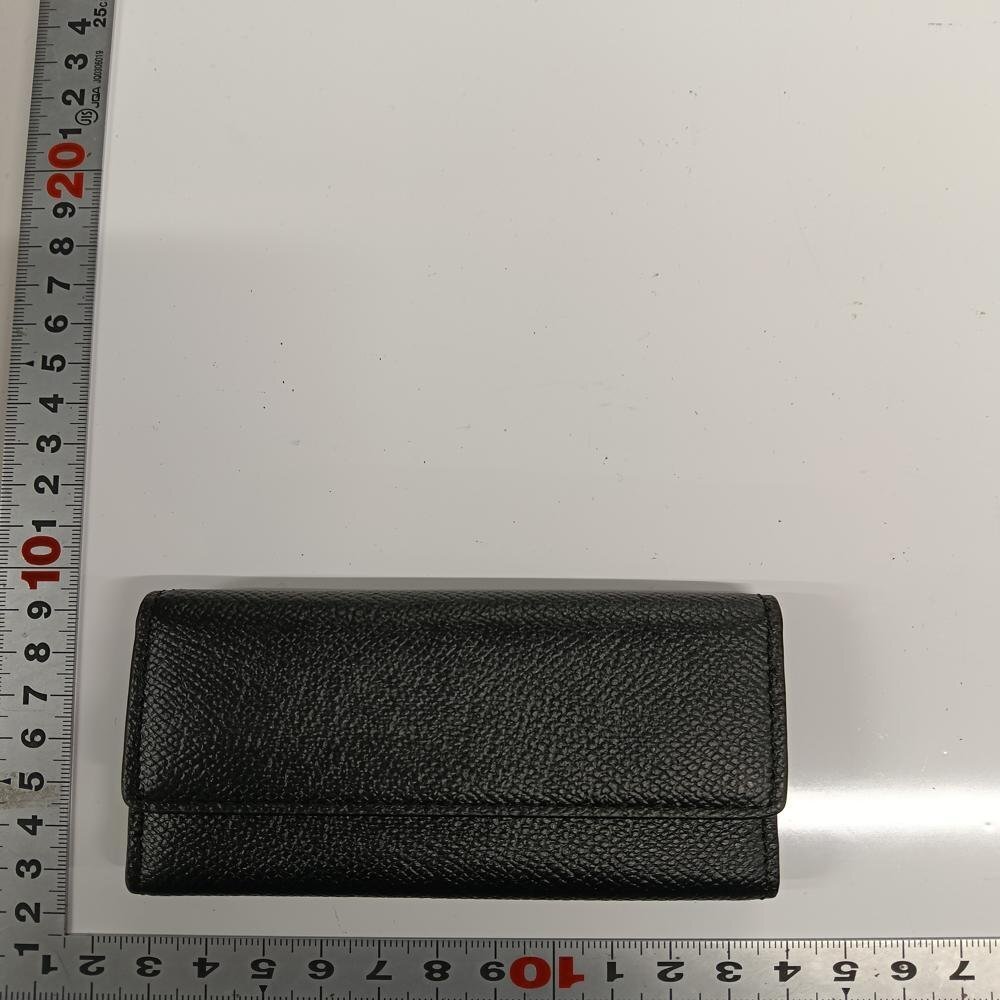 None ノーブランド ブラック 無地 キーケース 2903230_画像1