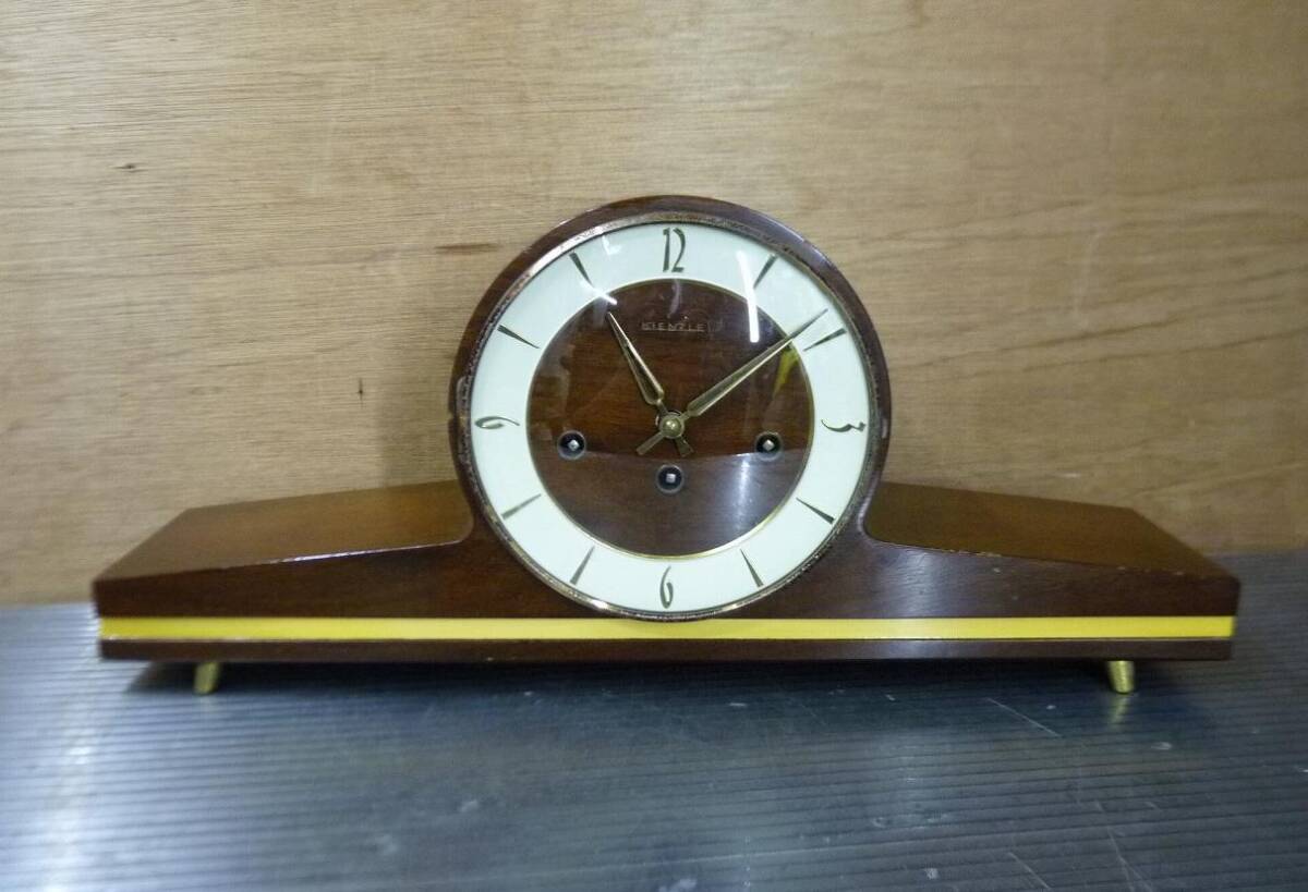 (Nz095487)ドイツ製 キンツレ KIENZLE ウェストミンスター チャイム 置き時計 レトロ