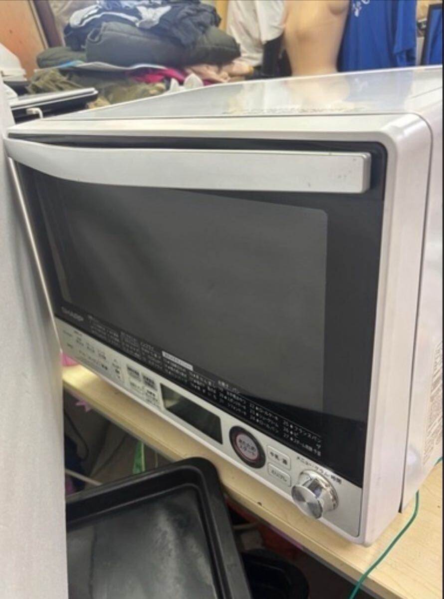 Z高家A 動作品 天板2枚付き SHARP RE-SS10X オーブンレンジ 2021年 シャープ 過熱水蒸気 スチーム