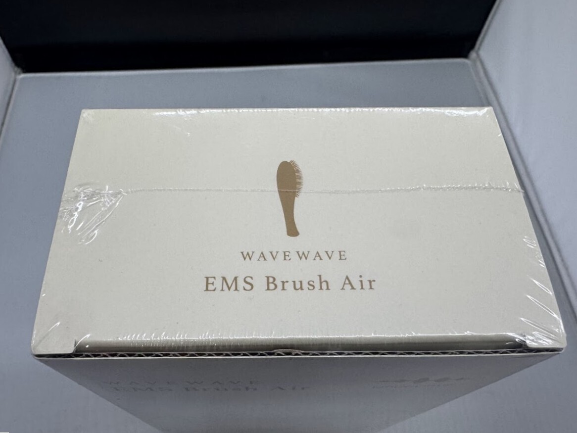 ■未使用品 WAVEWAVE ウェイブウェイブ EMS Brush Air 頭皮 クッションブラシ WH41-01-WH ⑦