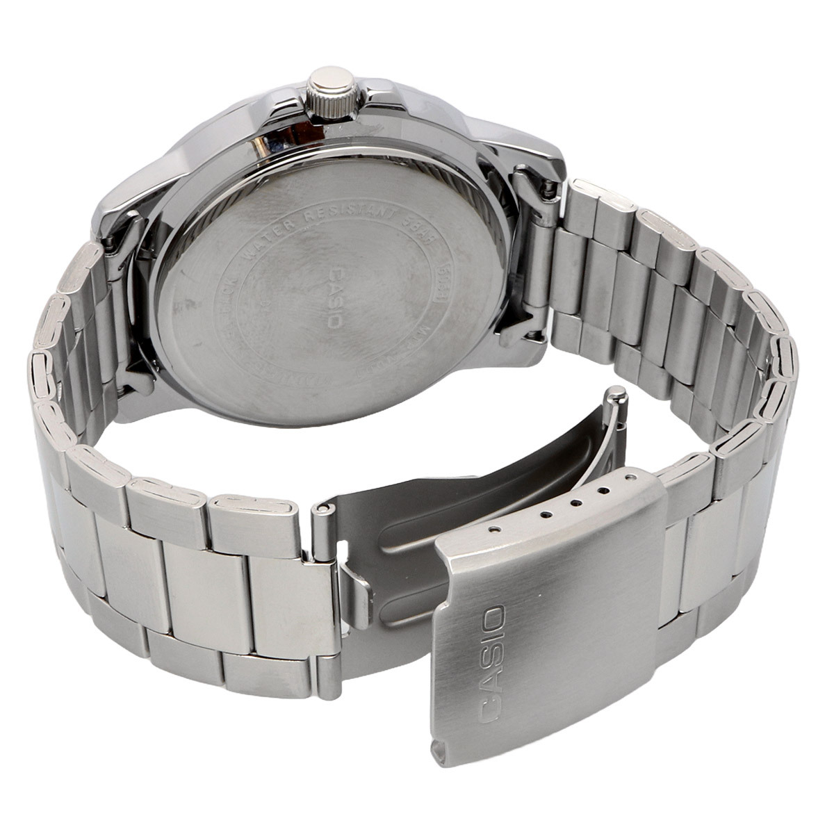 CASIO 腕時計 カシオ 時計 ウォッチ チープカシオ チプカシ MTP-VD01D-3E2V メタルバンド ブルーグリーン 海外モデル [並行輸入品]_画像3