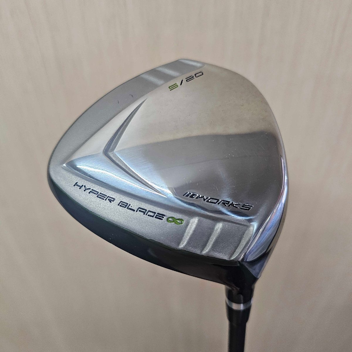 [中古品] 訳あり ハイパーブレード ∞ フェアウェイウッド 5W 20度 ワークスゴルフ [R] ヘッドカバー付き 限定1点_画像2