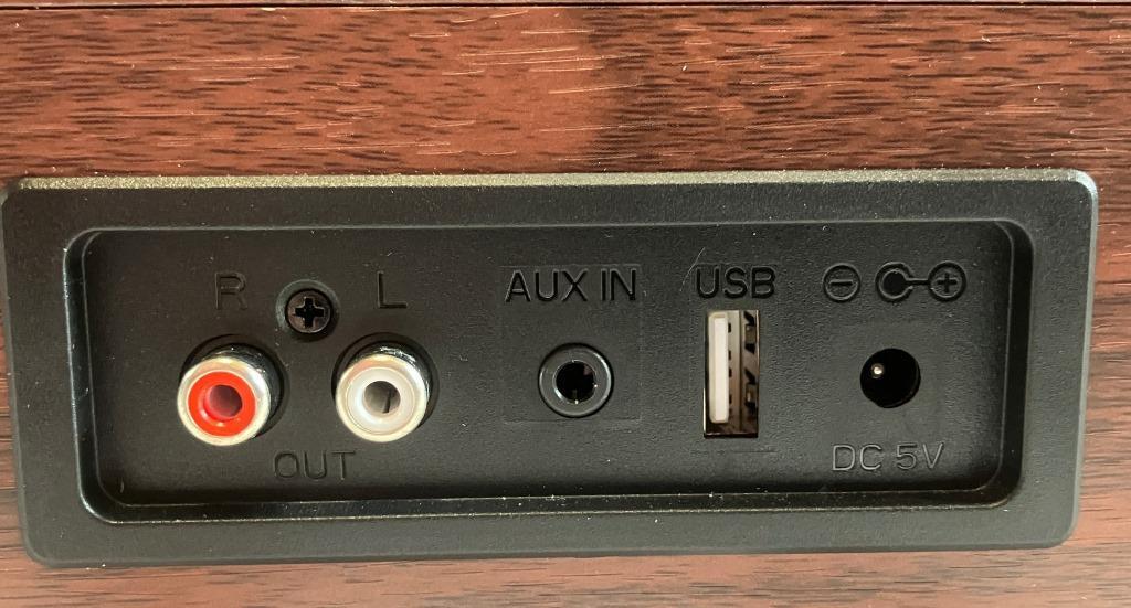  アナログレコード⇒USBメモリーダビングOK　レトロデザインレコードプレーヤー　VOKSUN　S450A _画像6