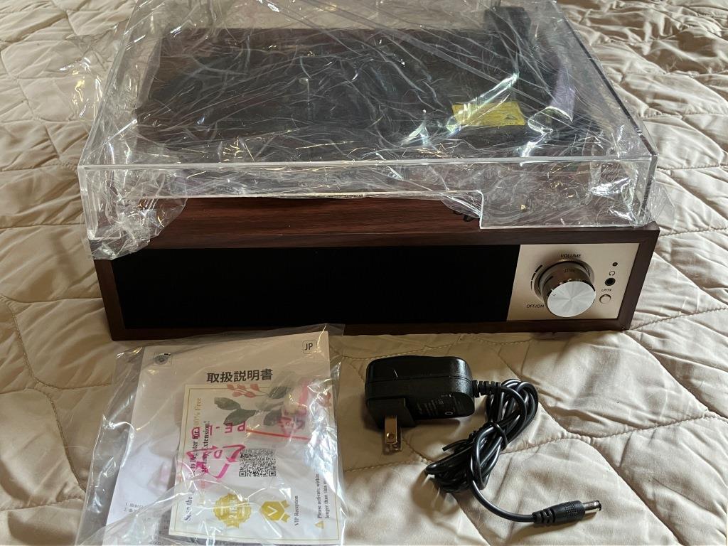  アナログレコード⇒USBメモリーダビングOK　レトロデザインレコードプレーヤー　VOKSUN　S450A _画像4