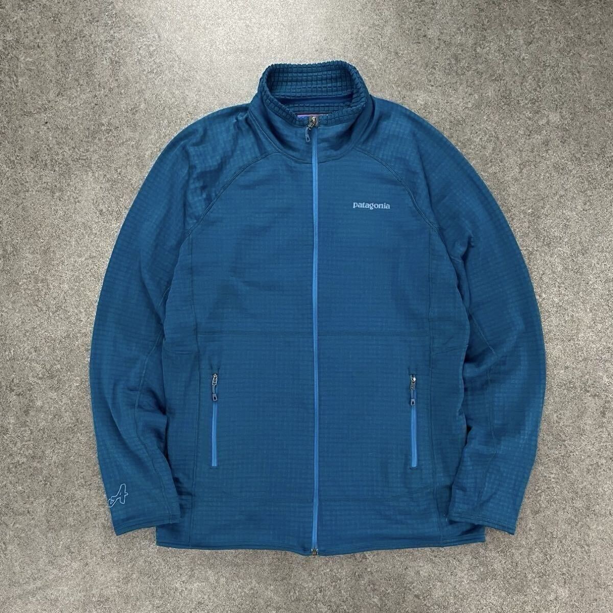 PATAGONIA M’s R1 Full Zip Jacket パタゴニア フルジップ ジップアップ ジャケット ポーラテック 軽量 伸縮性 耐久性 メンズ L 40128