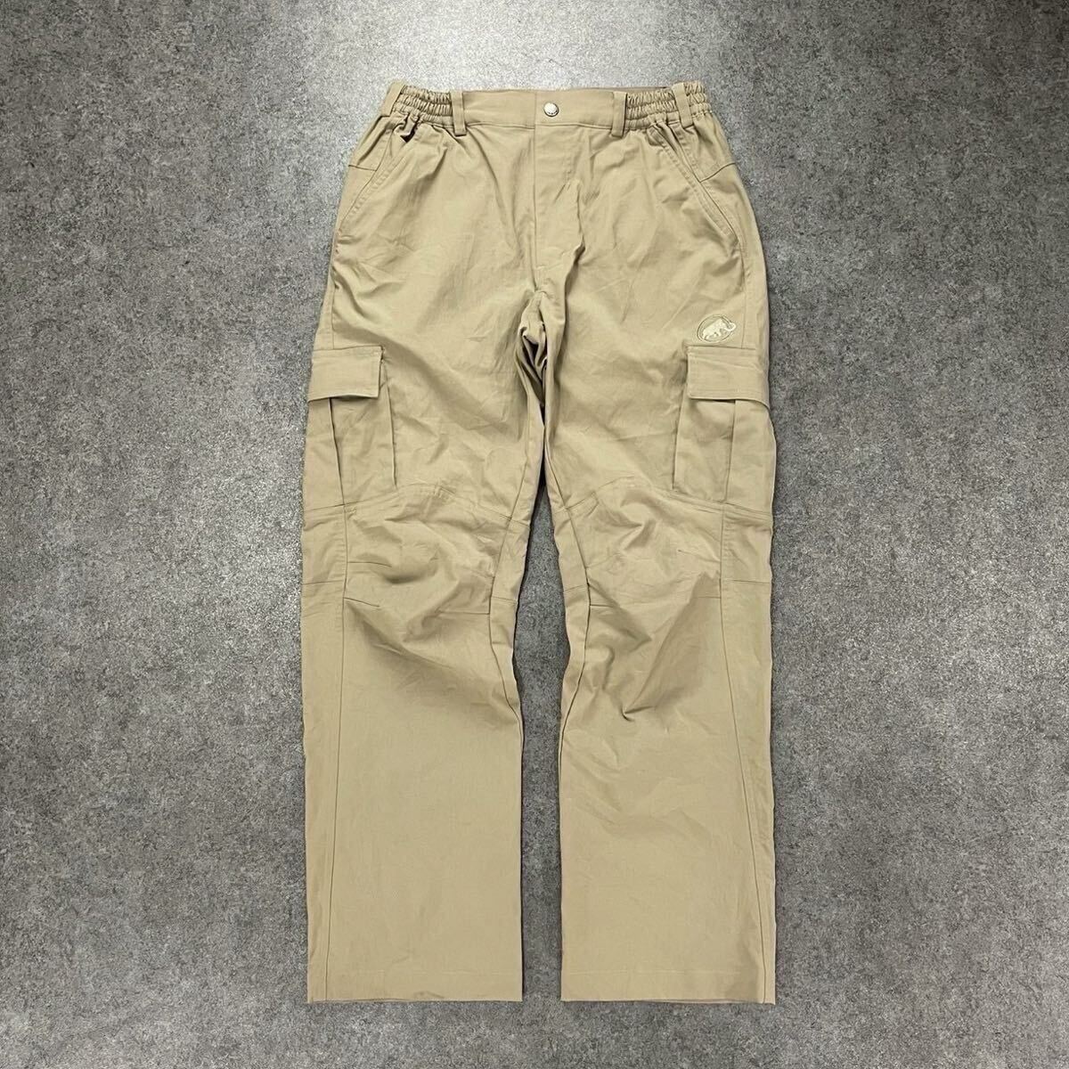MAMMUT GET AWAY ADVANCED CARGO PANTS マムート ネットアウェイ アドバンスド カーゴ トレック トレッキング パンツ 撥水 ベージュ メンズ
