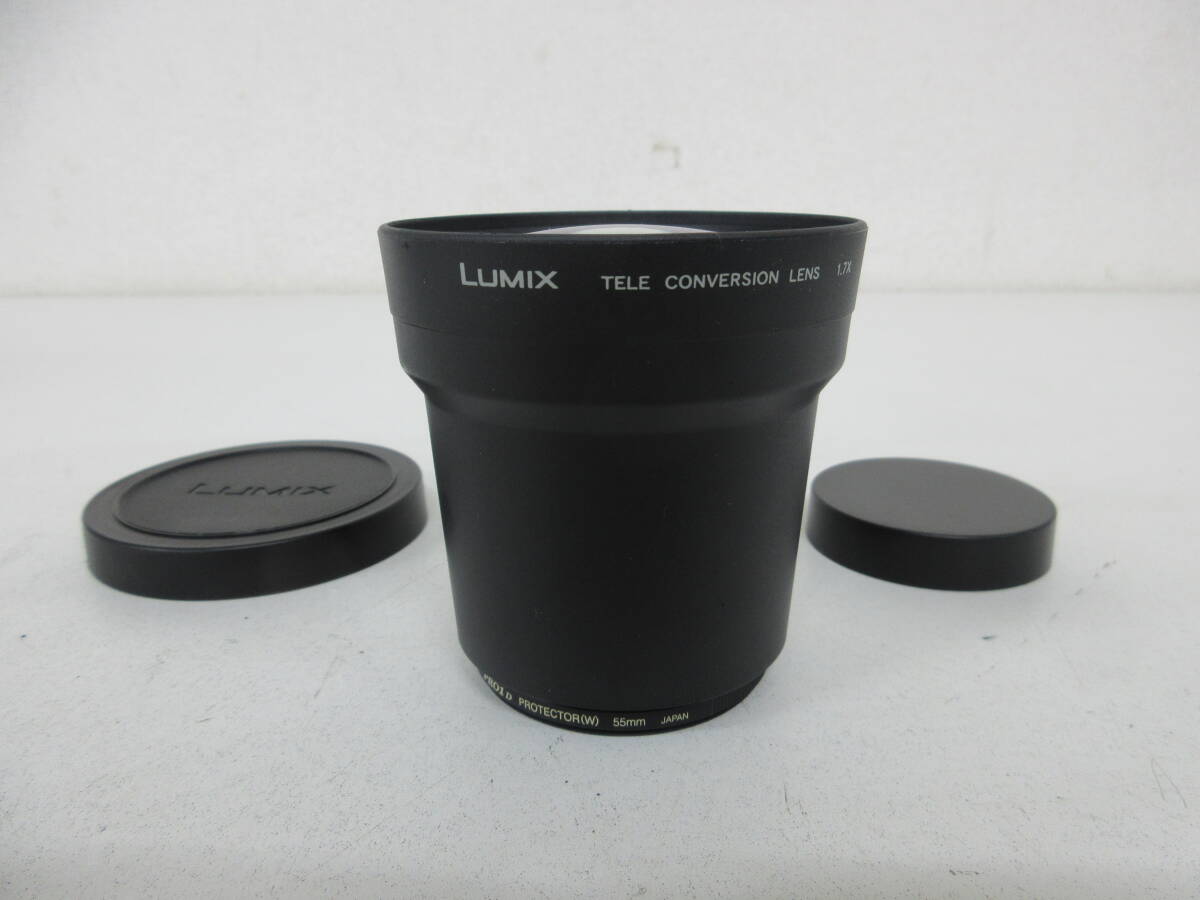 中古 レンズ Panasonic パナソニック DMW-LT55 TELE CONVERSION LENS 1.7X ※動作未確認/L