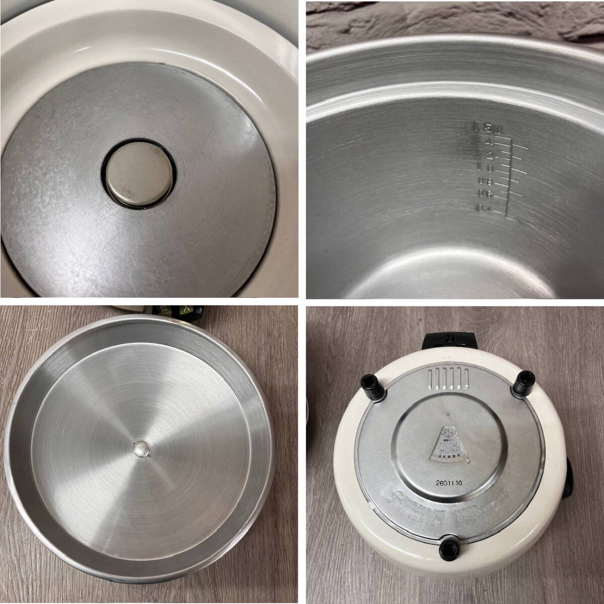 ☆送料無料☆ 昭和レトロ ナショナル 炊飯器 SR-15 未使用 通電のみ保証 ☆岩手花巻発☆_画像4