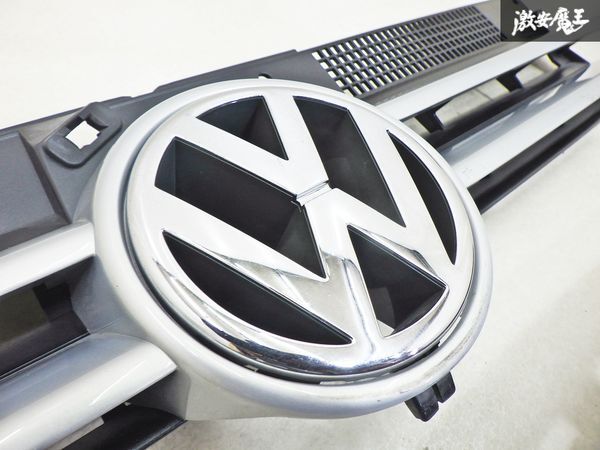 ★良品★ VW フォルクスワーゲン 純正 ゴルフ4 ノーマル フロントグリル ラジエーターグリル ロアグリル セット 1J0853655 即納 棚17D_画像6