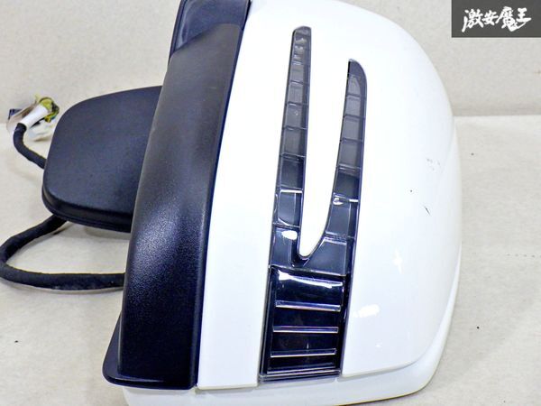 【ストア保証】 メルセデスベンツ 純正 W463 Gクラス 后期 8P+10P 8ピン 10ピン ドアミラー サイドミラー 白 左 左側(cè) A4638101219 棚27L