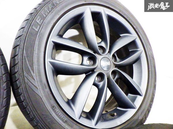 【程度良好!!】BMW MINI ミニ純正 R60 クロスオーバー 17インチ 7J +50 PCD 120 5H 5穴 205/55R17 タイヤ付 ホイール 4本 即納 棚48X_画像5