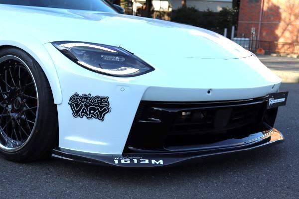 ガレージベリー フェアレディZ RZ34 エアロバンパー用 リップスポイラー 綾織りカーボン 30-3429 GARAGE VARY カスタムパーツ_画像2