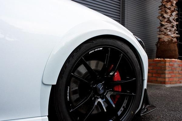 ガレージベリー フェアレディZ RZ34 ローフォルムフェンダートリム ウレタン 30-3413 GARAGE VARY カスタムパーツ_画像3