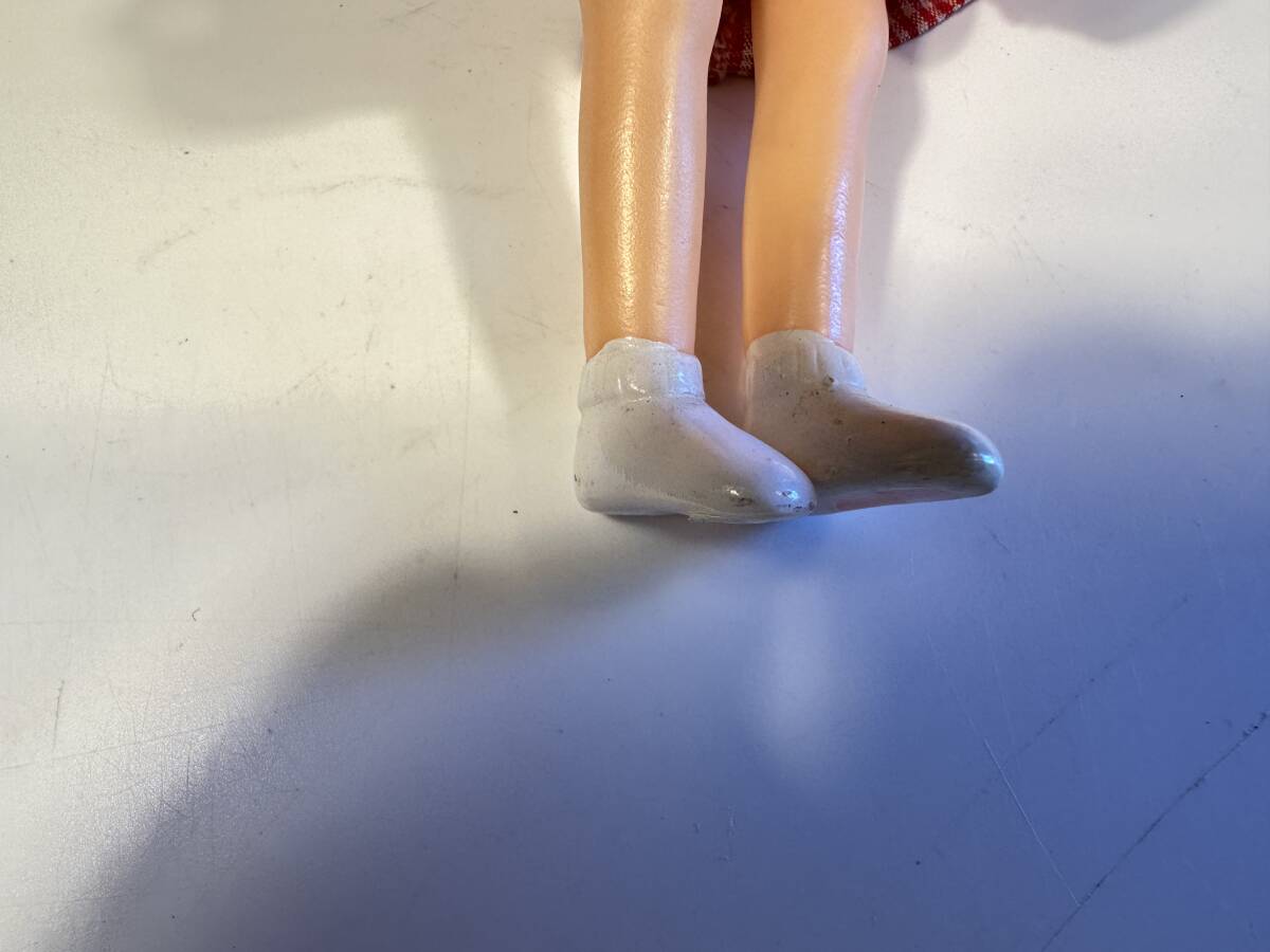 当時モノ/ソフビ/ワカメちゃん/TAKARA/全長17㎝/検：サザさん_画像4