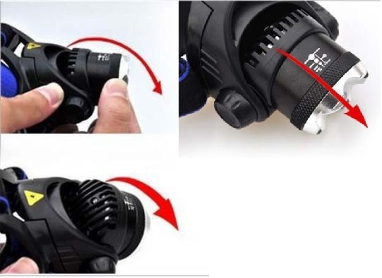 ヘッドライト 充電式 LED 作業(yè) 電池 バッテリー アウトドア usb充電 ヘッドランプ 頭 爆光 地震 強(qiáng)力 ライト ワーク 超強(qiáng)力青 単品 06