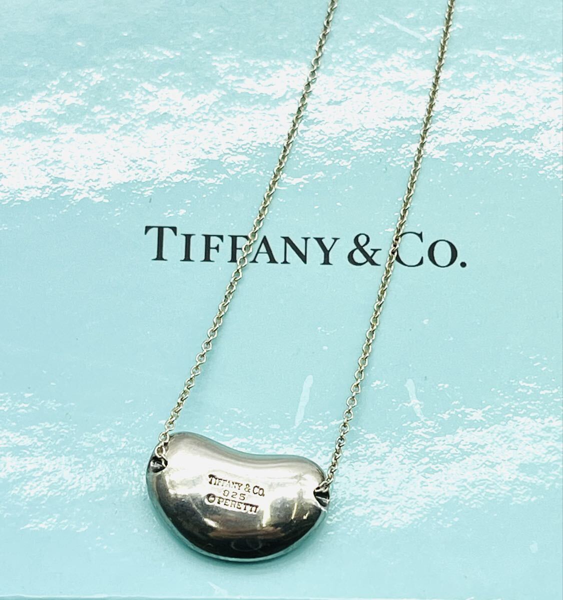 ◎1円◎ TIFFANY&Co ティファニー ビーンネックレス シルバーネックレス 925SV★同梱不可co