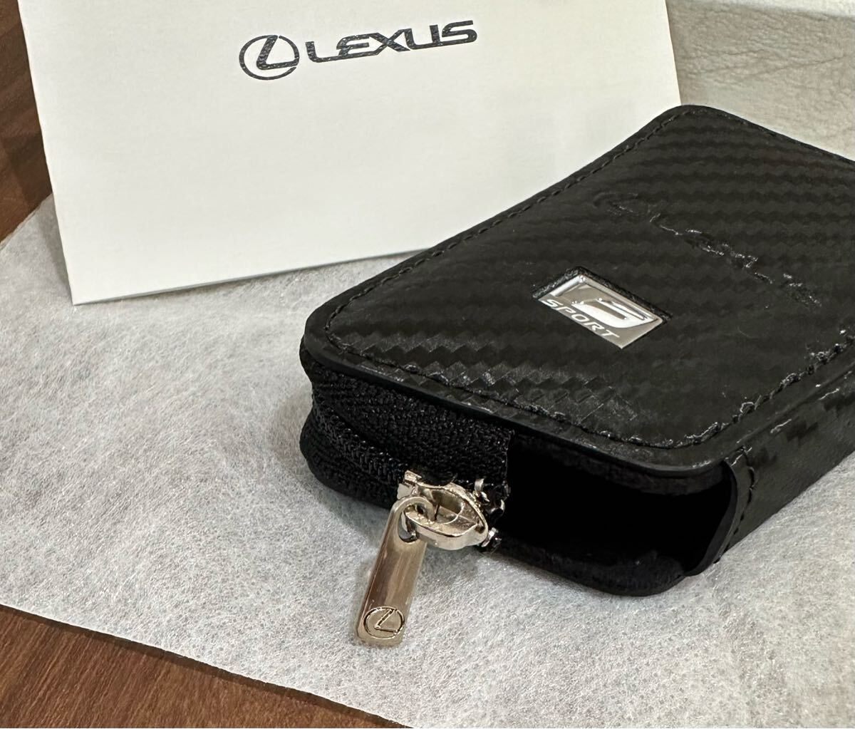 レクサスコレクション 純正 スマートキーケース Lタイプ(F SPORT) ハイブリッドレザー ブラック _画像4