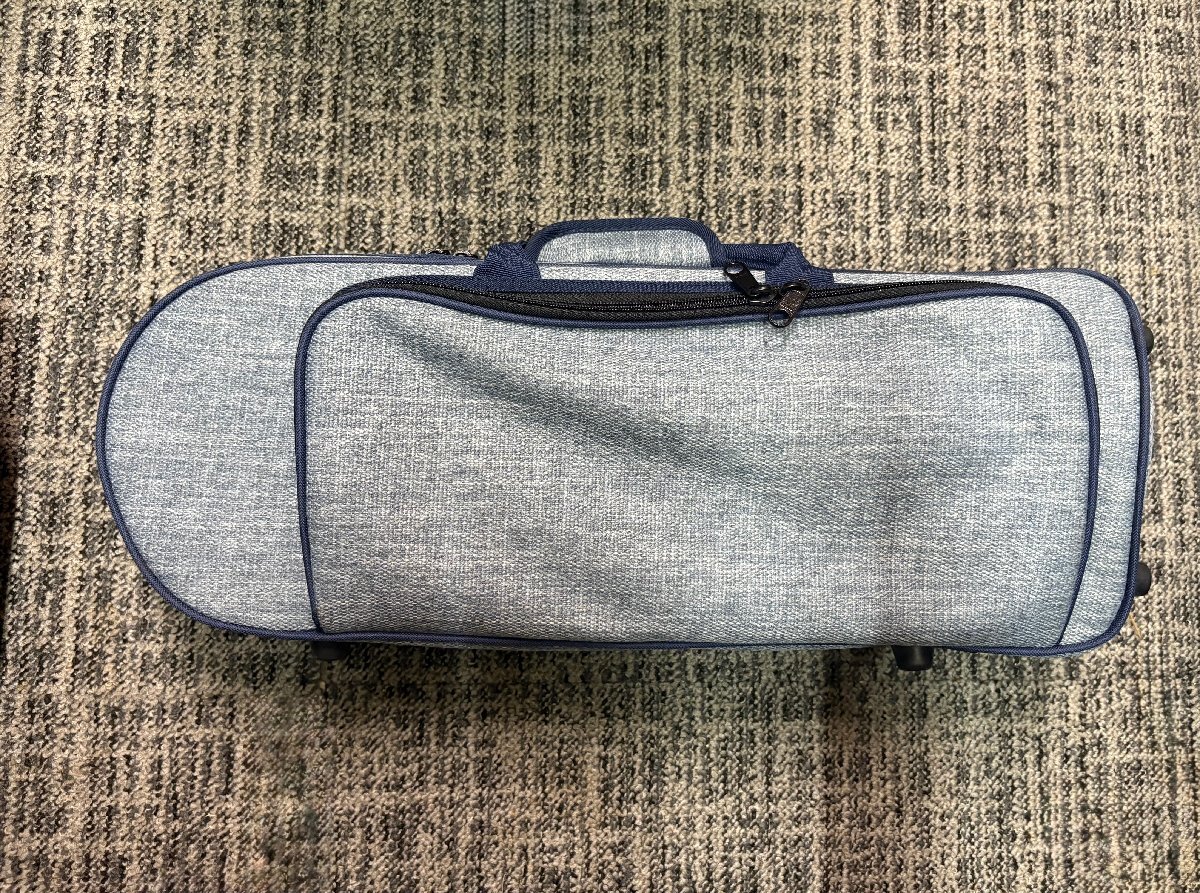 ◇KIKUTANI　キクタニ　トランペット用　TR-Tweed L.BLU ケース　美品_画像1