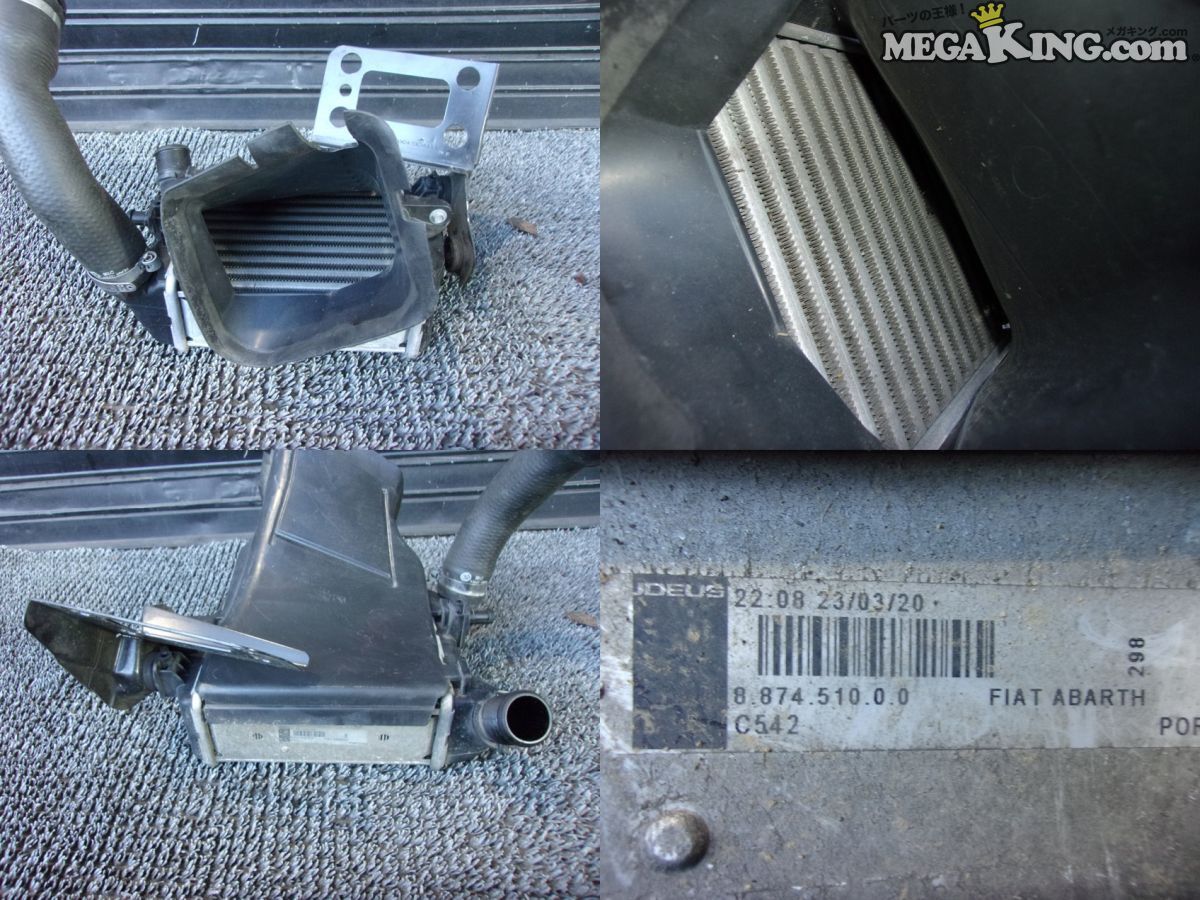 FIAT フィアット アバルト 595 純正 ノーマル インタークーラー 11段 左右 887450000 887450100 / S9-1519_画像7
