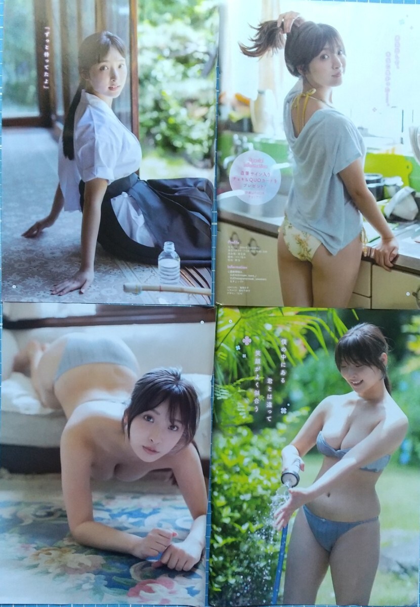 沢美沙樹　雑志グラビア切り抜き8P