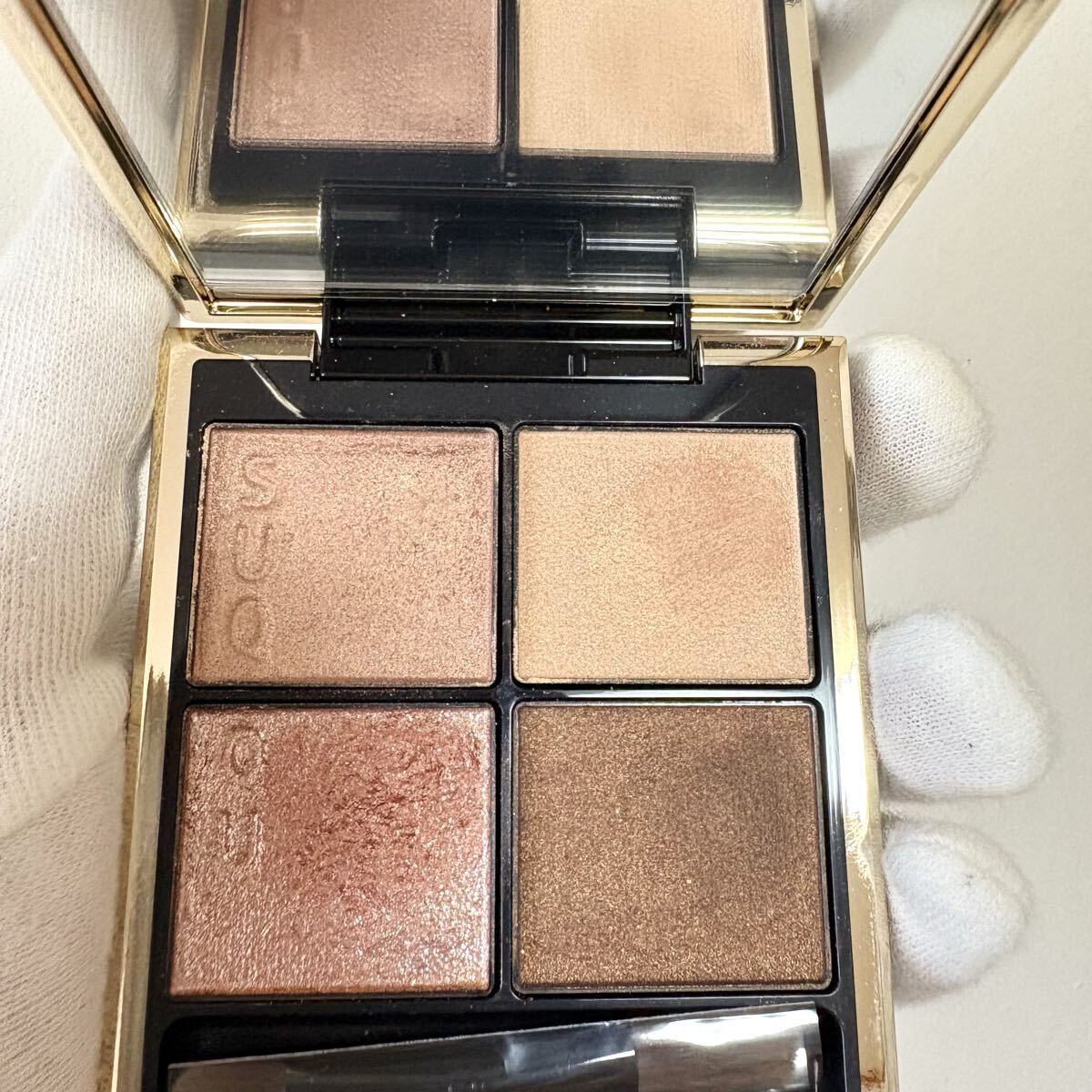 SUQQU スック シグニチャーカラーアイズ2點(diǎn)セット 國內(nèi)正規(guī)品 13 爛漫染 RANMANZOME 14 夕琥箔 YUUKOHAKU アイシャドウ チップブラシ未使用