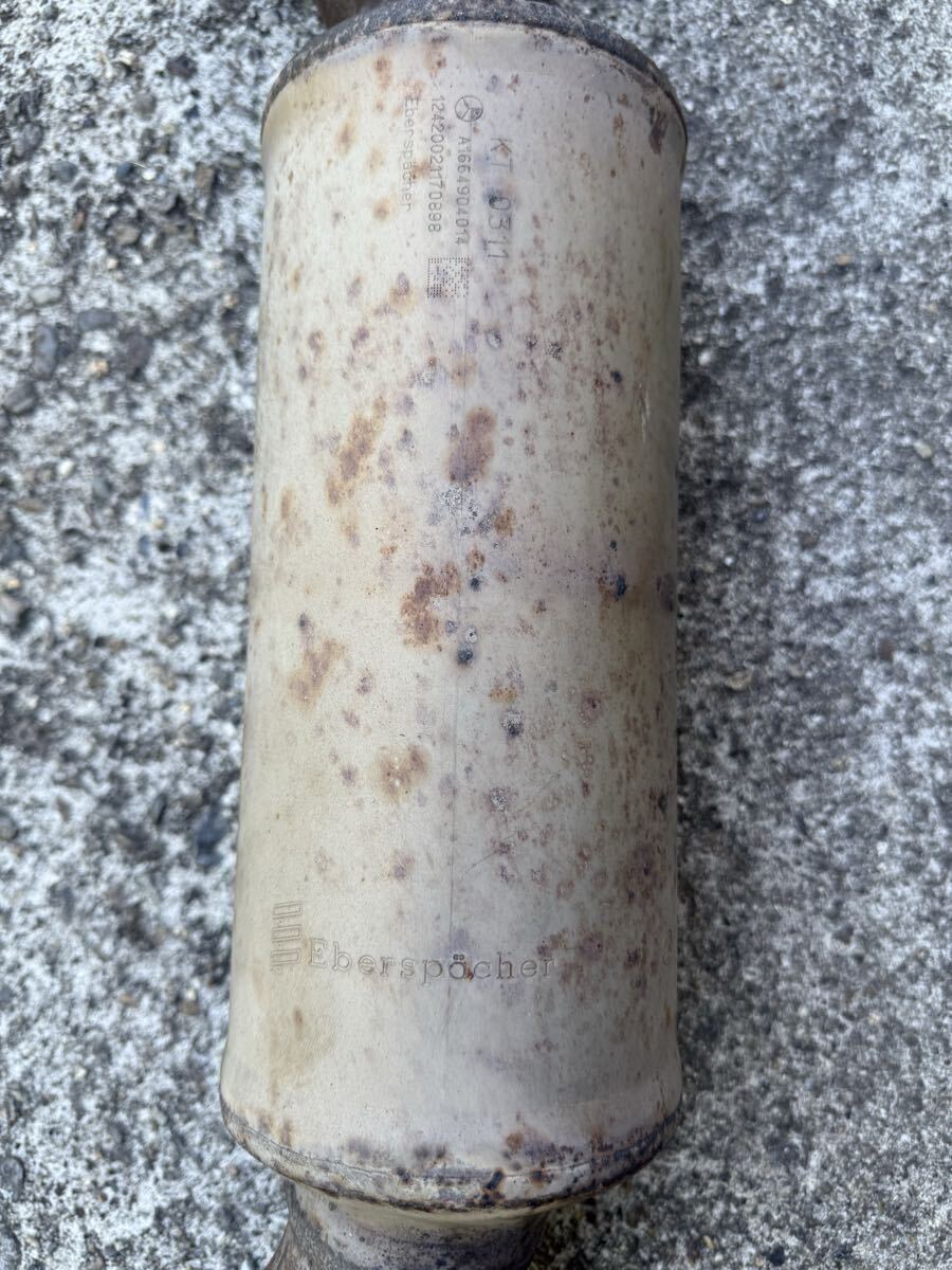 触媒　キャタライザー　左側　メルセデスベンツ ML350 W166 Mクラス　A1664904014 166057 Mercedes Benz 排ガス_画像5