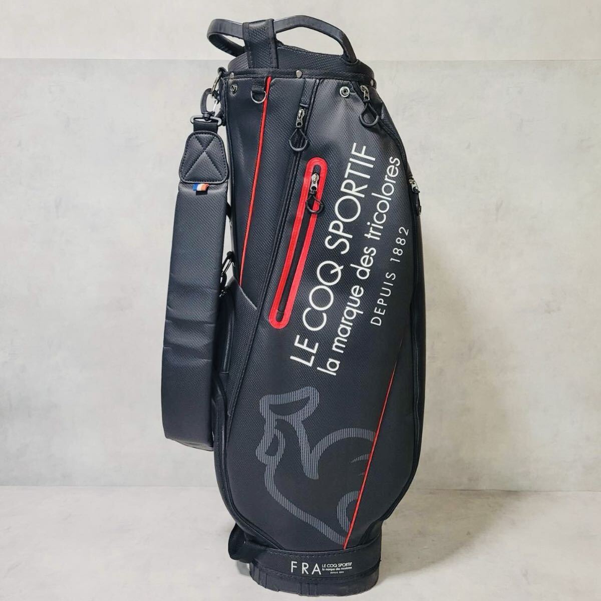 【希少】ルコックスポルティフ ゴルフバッグ キャディバッグ QQBRJJ04 希少・激レア】ルコックスポルティフ ゴルフバッグ キャディ