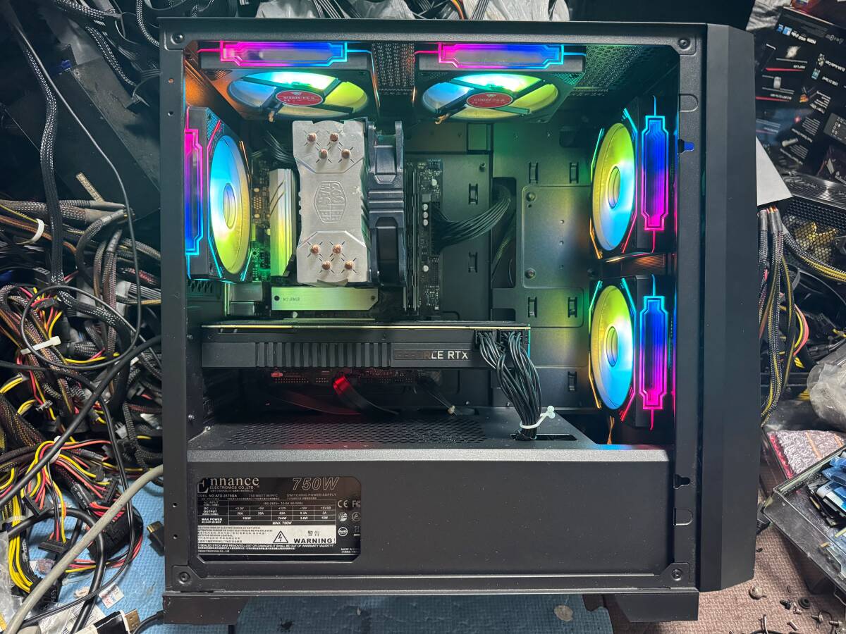 ゲーミング PC ANTEC ケース/Intel Core i7-10700 2.90GHZ/メモリ 16GB/SSD(NVME)512GB/NVIDIA GeForce RTX 2080/Win10_画像4