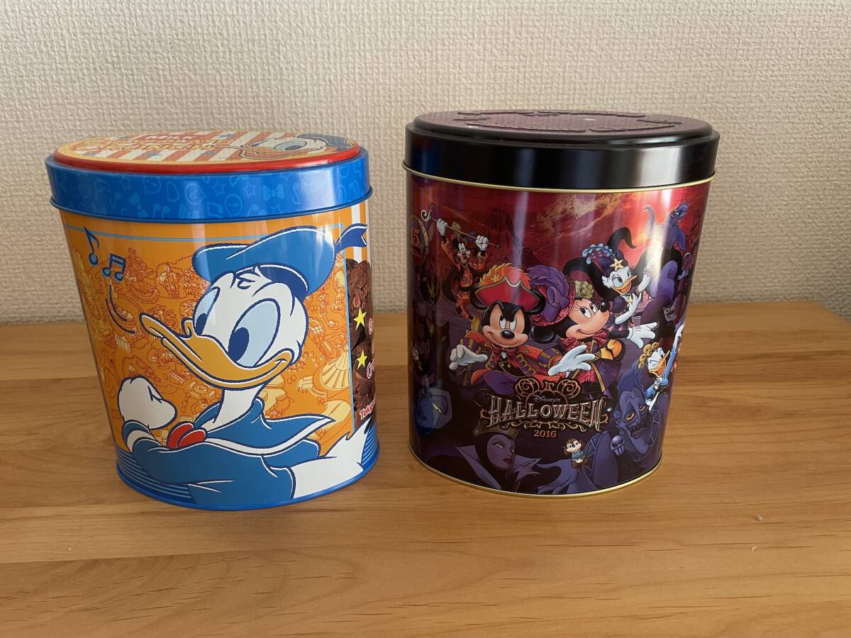 東京ディズニーランド ハロウィン 2016 お菓子缶 空き缶 ミッキー＆ミニー_画像6